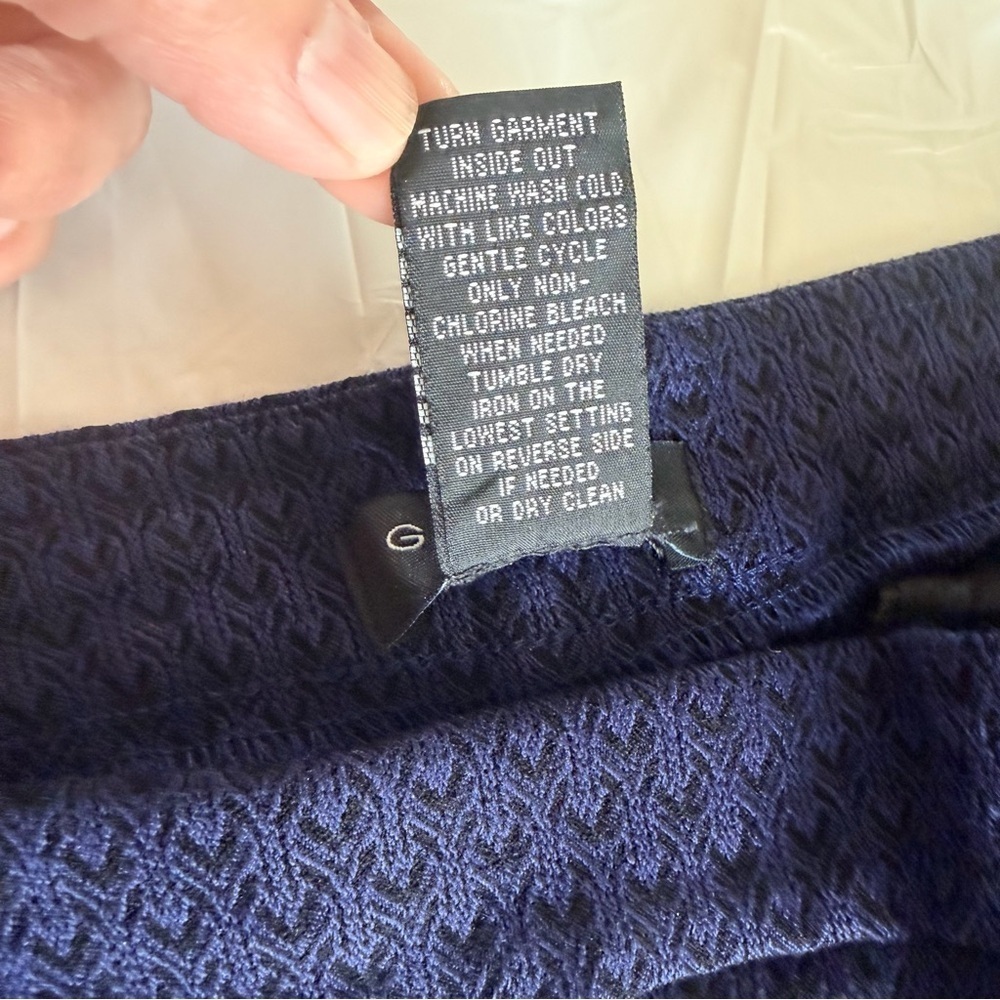 Capri Women’s Dark Blue Dress Pants Size Large - Picture 4 of 7